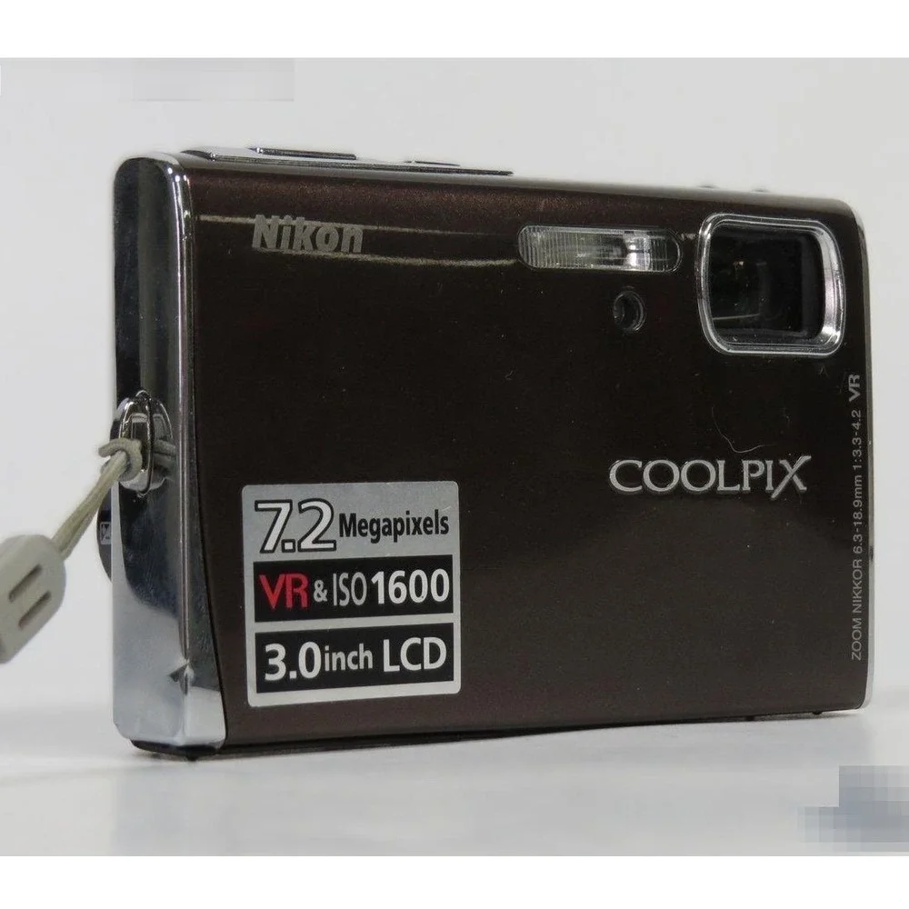Nikon Coolpix S50 Digital Camera 7.2MP 3.0 LCD VR Boxed Bundle w/ MH-62 Charger